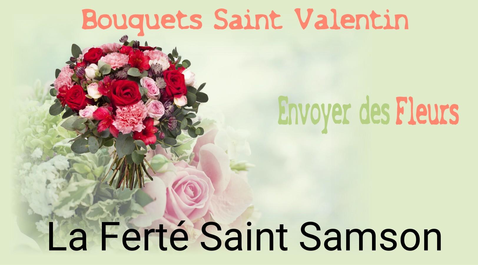 Roses de Saint-Valentin livrées à La Ferté-Saint-Samson